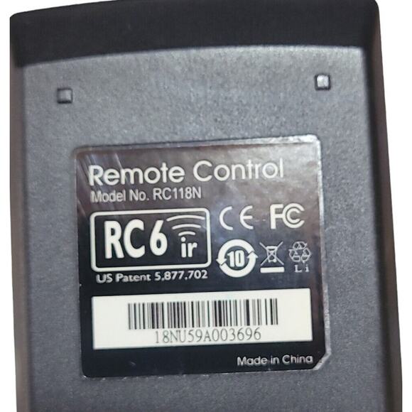 Genuine Microsoft RC118 Media Center Remote Control MCE Tested Working - Picture 5 of 5
